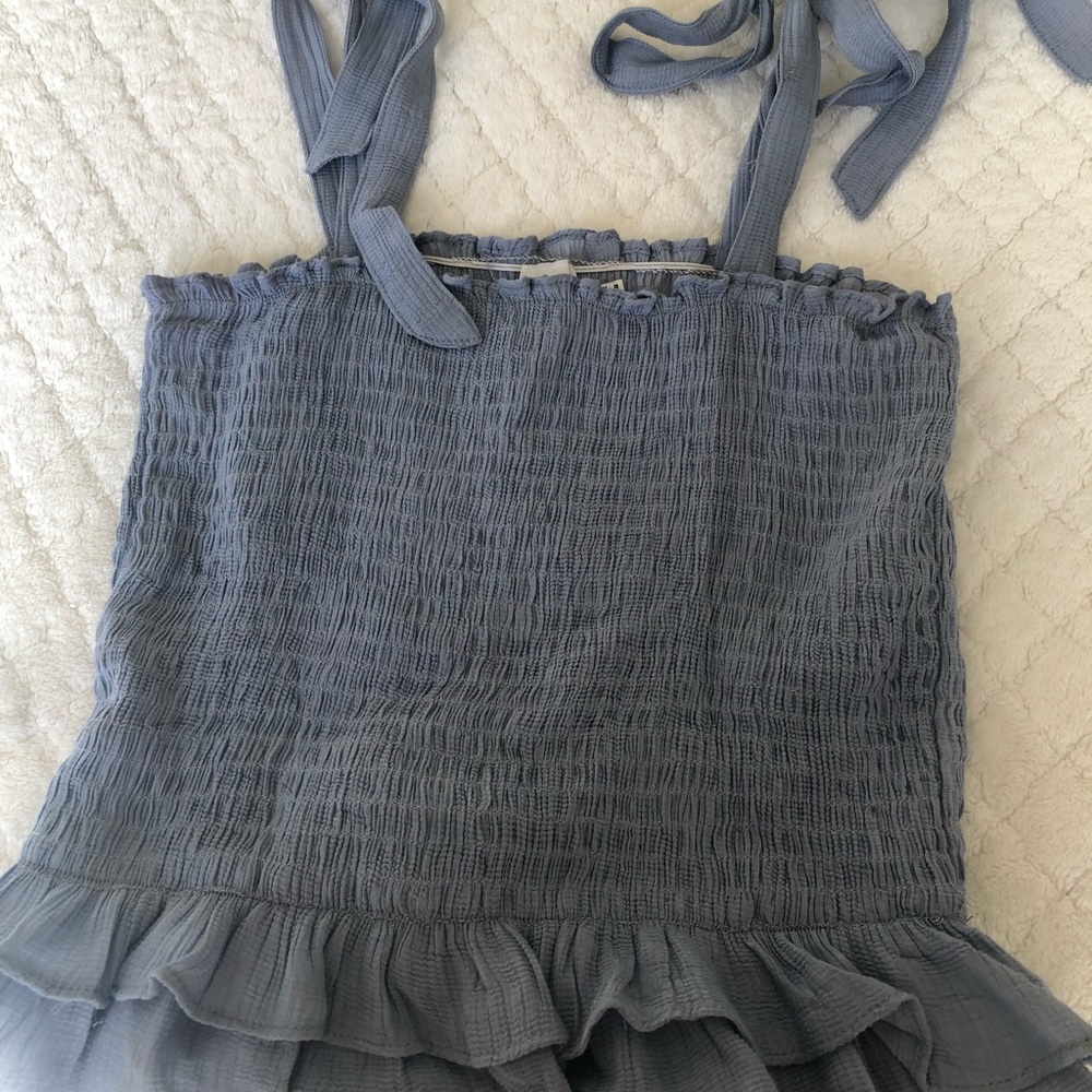NEW blue tie straps princess polly tank top - Picture 5 of 12